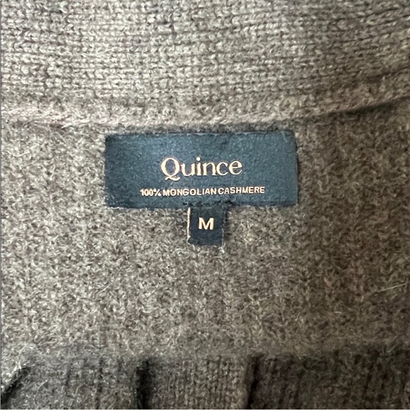Quince Mongolian Oversized Cashmere Button Cardigan Size M - Picture 6 of 7